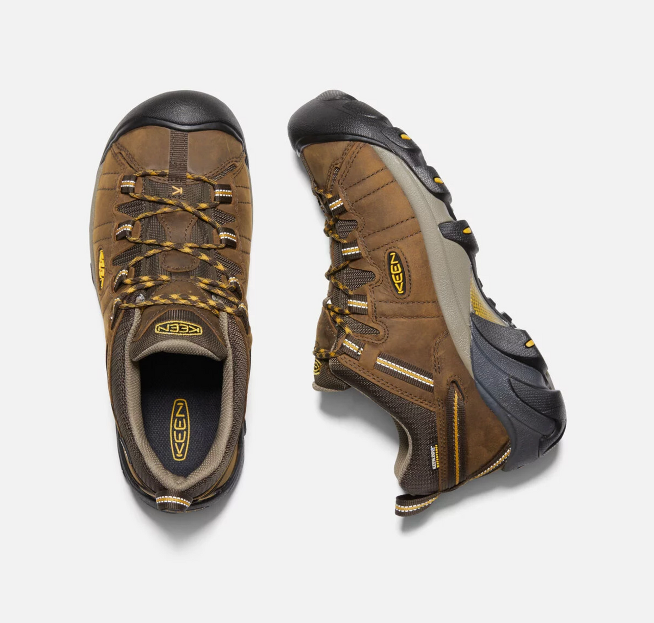 Keen Men's Targhee II Wide Hiking Shoe - Cascade Brown/Golden Yellow ...