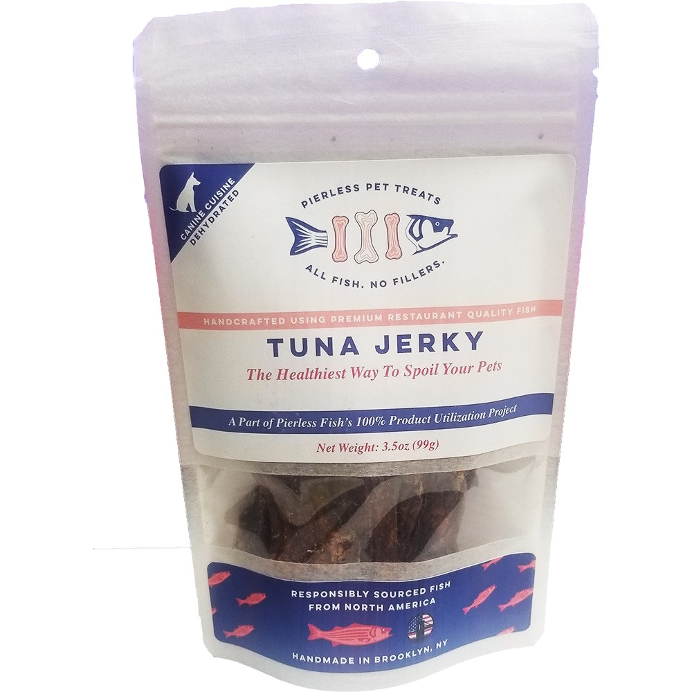 Pierless Dehydrated Tuna Jerky Dog Treats 3.5oz Chaar