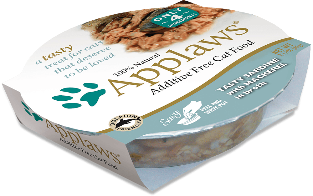 Applaws Additive Free Tasty Sardine with Mackerel Canned Cat Food 2oz