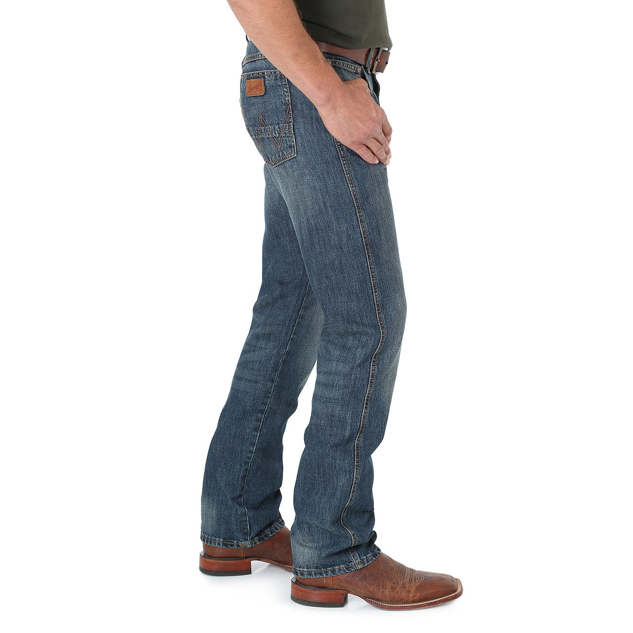 Wrangler Retro - Slim Straight Jean - Dark Night - Chaar