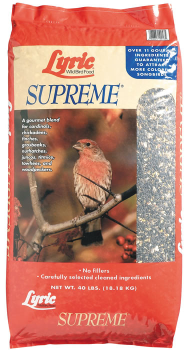 Lyric Supreme Mixed Bird Seed 40lb Chaar