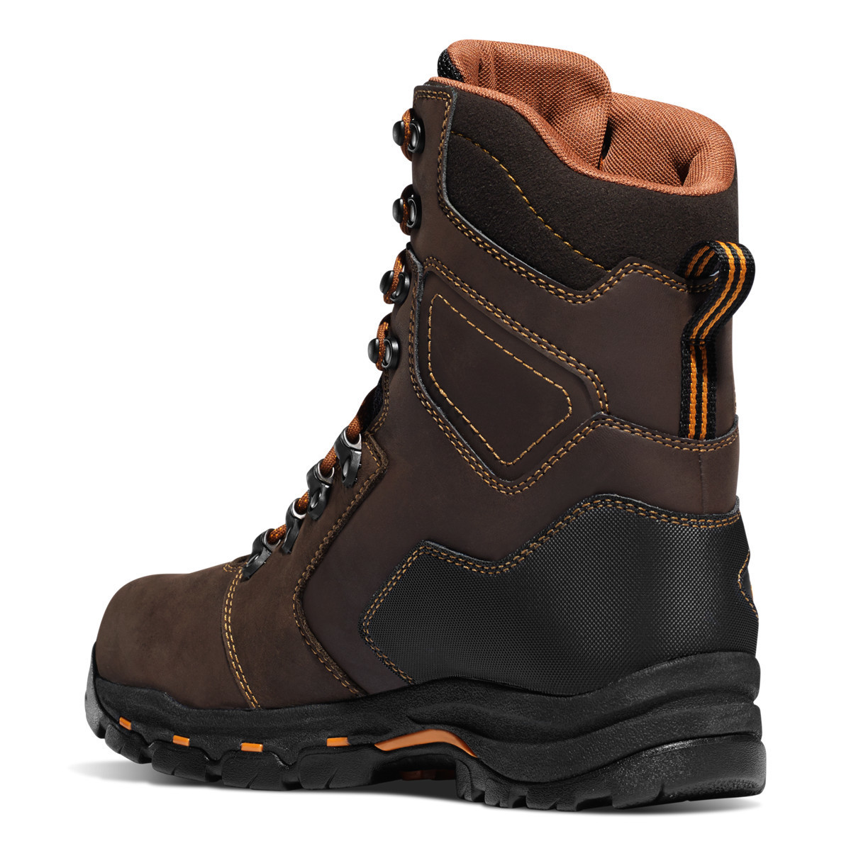 Danner Men's Vicious 8" Brown 400G Insulated NMT Work Boots Brown Chaar
