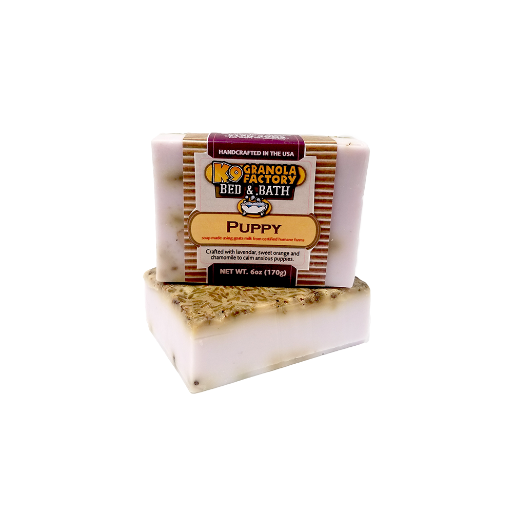 K9 Granola Puppy Goats Milk Soap for Dogs 6oz Chaar