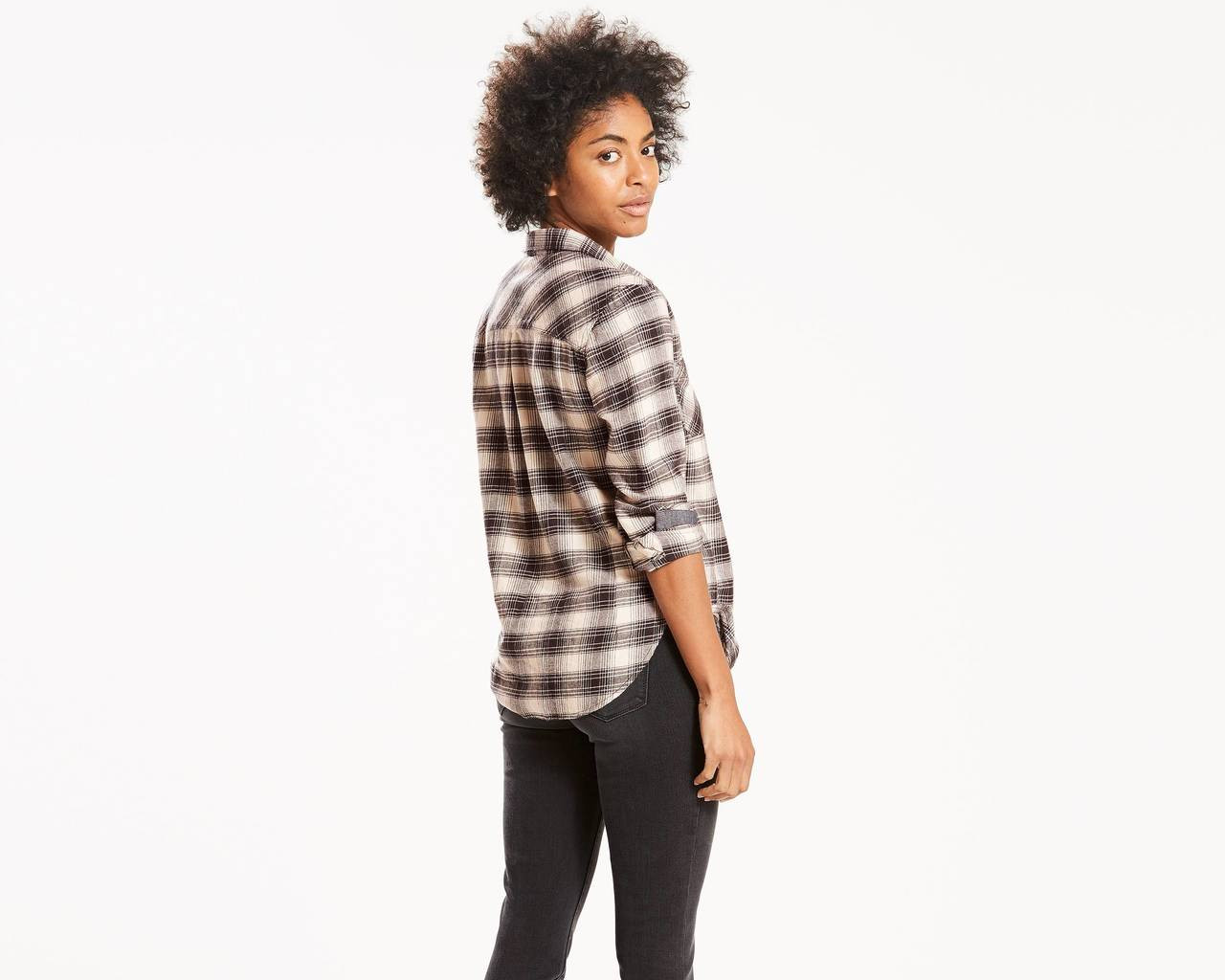 levi's womens flannel shirts