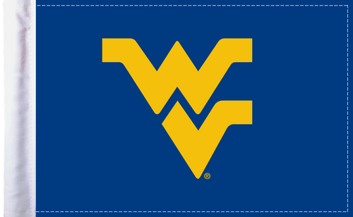 West Virginia Mountaineers 6"x9" Motorcycle Flag