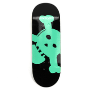 Blackriver Deck - Neon Skull Turquoise - X-Wide
