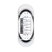 Five Luck Deck - 33.3mm Tech 5 Street Shape - Real Logo White