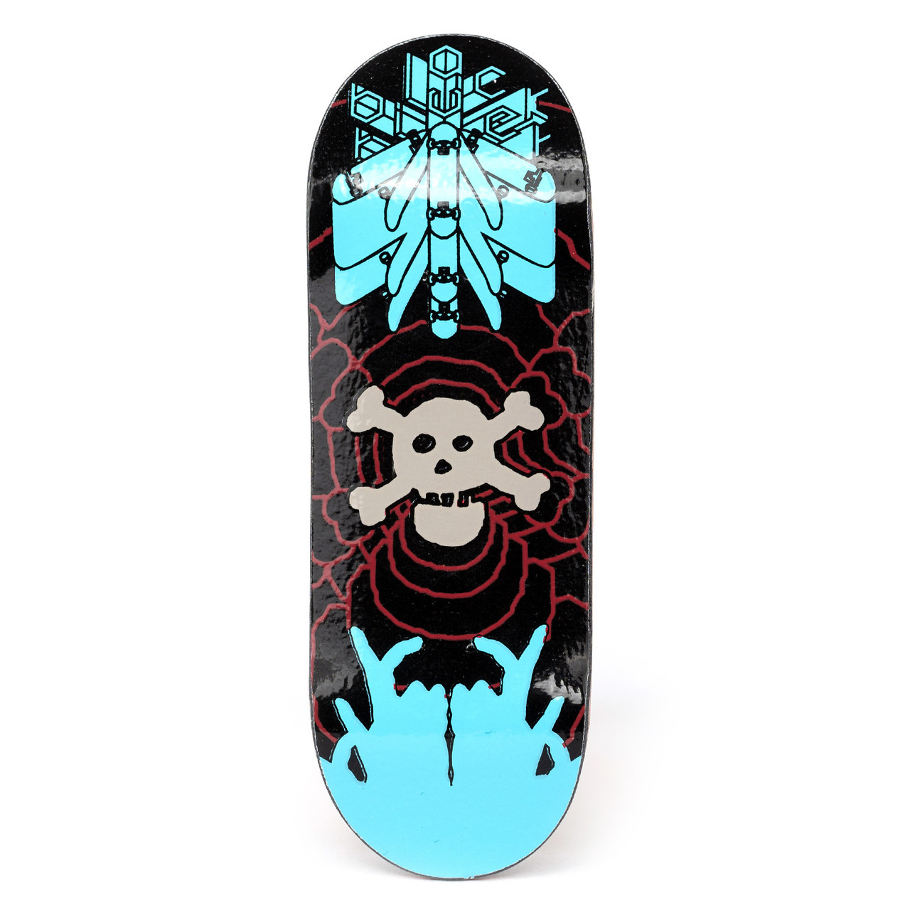 Blackriver Deck 7Ply Psy Hands Black XWide 33mm FlatFace