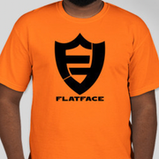 FlatFace Logo Shirt - Orange - Medium