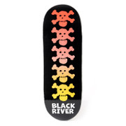Blackriver Fingerboard   "RiverLabel Skulls"  X-Wide 33mm Complete