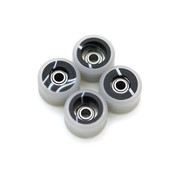 FlatFace Dual Durometer Bearing Wheels - Confectioner Swirl/White