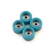 FlatFace Dual Durometer Bearing Wheels - Jade/Turquoise