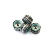 FlatFace Dual Durometer Bearing Wheels - Jade/Moose Tracks