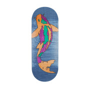 Zonawood Deck - Koi Fish Split Ply - Light Blue - Prickly Shape - 34mm