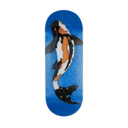 Zonawood Deck - Koi Fish Split Ply - True Blue - Prickly Shape - 34mm