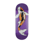 Zonawood Deck - Koi Fish Split Ply - Purple - Prickly Shape - 34mm