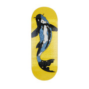 Zonawood Deck - Koi Fish Split Ply - Yellow - Prickly Shape - 34mm