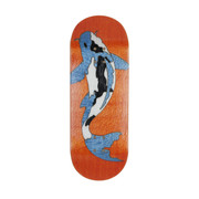 Zonawood Deck - Koi Fish Split Ply - Orange - Prickly Shape - 34mm