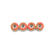 Piro Wheels - P3 65D Performance 8mm - Off-White FF 2025 Red w/ Yellow-Black Checkers