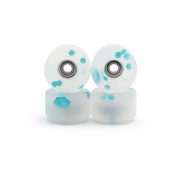 Blistered Wheels - Tiger - Clear/Turquoise Hexagon