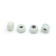 Blistered Asymmetrical Dual Bearing Wheels - 72D Ultra - OffWhite Marble