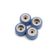 FlatFace Dual Durometer V2 Bearing Wheels - Tan/Blueberry