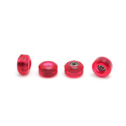 FlatFace G10 Dual Bearing Urethane 72D-Ultra - Translucent Red