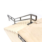 Grindright 10 Stair Long Donger Rail Square - Raw