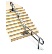 Grindright 10 Stair Long Donger Rail Round - Raw