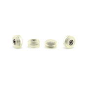 FlatFace G10 Dual Bearing Urethane 72D-Ultra - Translucent Offwhite