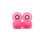 Blistered x FlatFace G4 Urethane Wheels - Neon UV Pink Glow Front