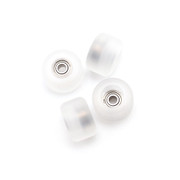 FlatFace G4 Bearing Wheels - Frosted Clear - BLACK FRIDAY SPECIAL