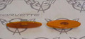 GM European amber C5 corvette side markers