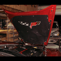 Corvette Hood Button Kit Chrome 1.00" - 15Pc for factory hood pad