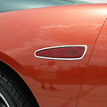C6 Corvette 4-pc Polished Stainless Side Marker Bezels
