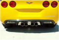 C6 Perforated Twin 4 Tip Exhaust Port Filler Panel- Corsa 4.0