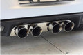 C6 Polished Twin 4 Tip Exhaust Port Filler Panel Corsa 4.0