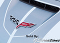 2013 C6 Corvette 60 Years Flags Emblem