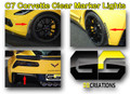 C7 Stingray Corvette Clear or Smoked Side & Rear Bumper Markers (6 piece kit)