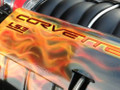 C6 Corvette LS3 Fuel Rail Cover Letter Insert Kit