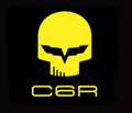 C6 Corvette Jake Racing Skull Vinyl Decal Stickers