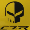 C7 Stingray Corvette Jake Racing Skull Vinyl Decal