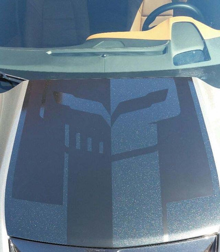 C7 Corvette Jake Logo Hood Decal (One Piece, Two Tone ... C7 Corvette Jake Logo Hood Decal (One Piece, Two Tone ...