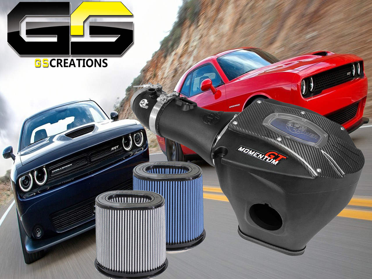 Dodge Challenger Charger SRT Hellcat AFE Cold Air Intake System W ...