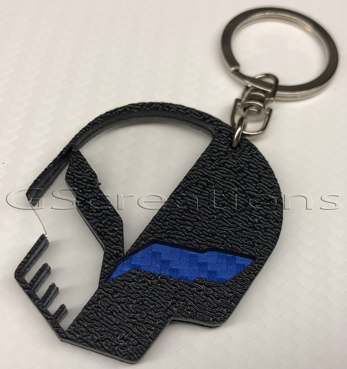 C7 Corvette Racing Jake Punisher Skull Emblem Keychain with Custom Colors -  GScreations