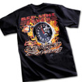 Chevrolet Racing RED LINE FEVER Black Tee T-Shirt