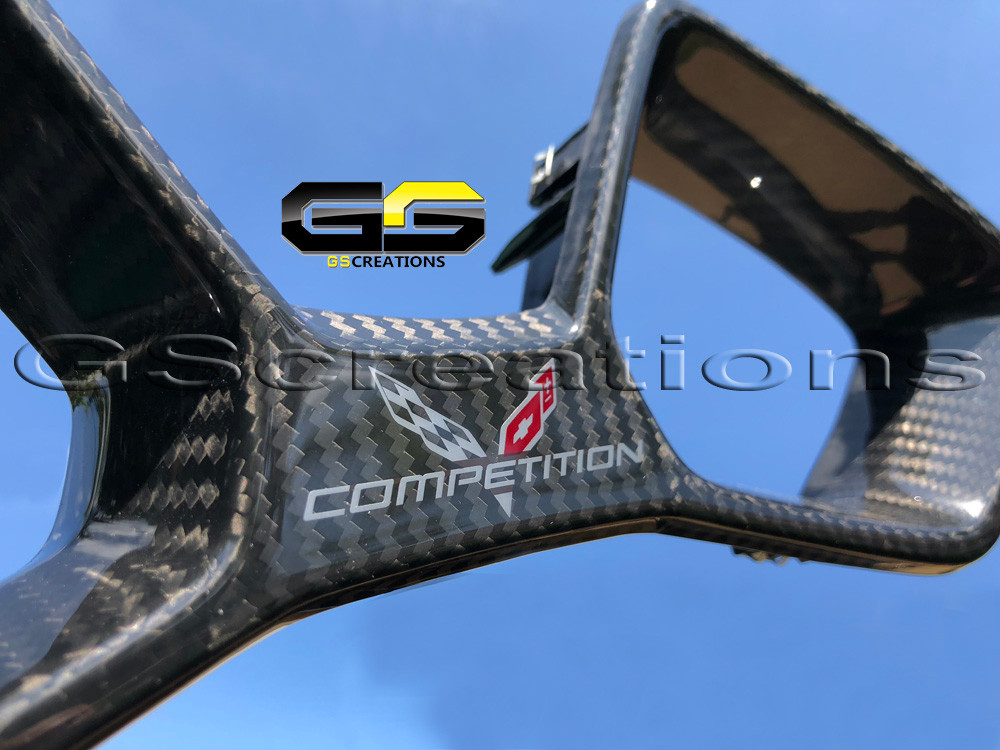 C7 Corvette Matte Carbon Fiber Competition Seat Trim Bezel