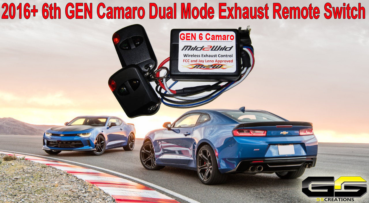2016 2020 6th Gen Camaro Ss Zl1 Z28 Npp Mild To Wild Exhaust Control
