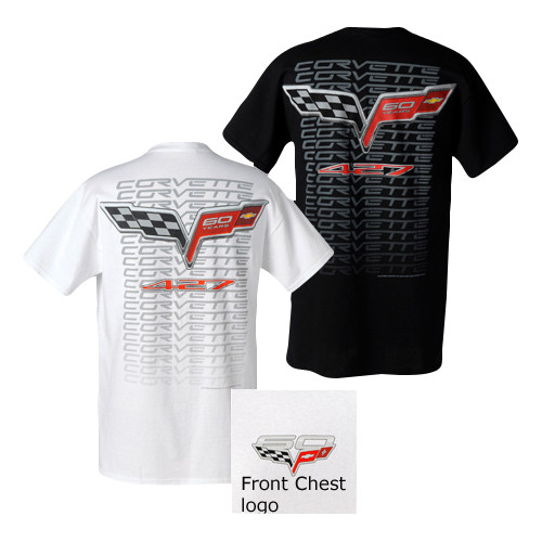 C6 Corvette 60th anniversary LOGO Lightweight Tee TShirt 100 Pre