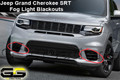 Jeep Grand Cherokee SRT Front Fog Light Blackout Lens Covers 2017-2021